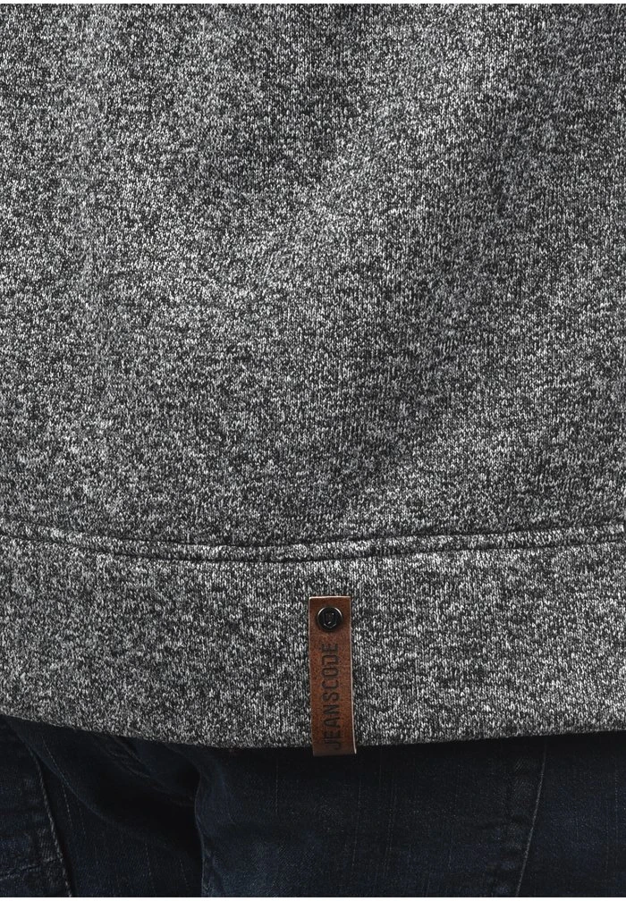 INDICODE JEANS IDLUKIN - Sweat à Capuche Zippé - Grey Mix 3 INDICODE JEANS IDLUKIN - Sweat à Capuche Zippé - Grey Mix – Image 3