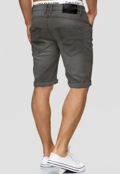 INDICODE JEANS CUBA CADEN - Short En Jean - Dark Grey -INDICODE Boutique 2d5c1ef20fe04038baa44575ec2031f5