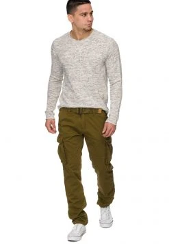 INDICODE JEANS WILLIAM - Pantalon Cargo - Green