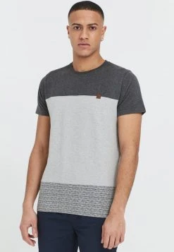 INDICODE JEANS IDREMMOND - T-shirt Basique - Light Grey Mix