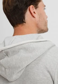 INDICODE JEANS BREKSTAD - Sweat à Capuche Zippé - Light Grey Mix -INDICODE Boutique 30e055c35c814768a86efe7579d239d3