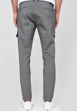 INDICODE JEANS SUPER STRETCH ECKHART - Pantalon Cargo - Grey Mix -INDICODE Boutique 31090490c9a84f349c3a2e2d959b30c6