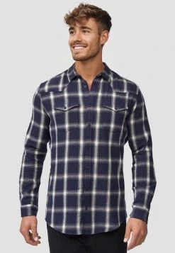 INDICODE JEANS ALTIN - Chemise - Navy