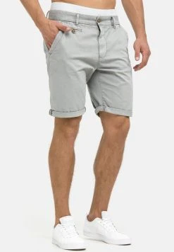 INDICODE JEANS CASUAL FIT - Short - Light Grey -INDICODE Boutique 320051a89e20468095abeee40057f9e8