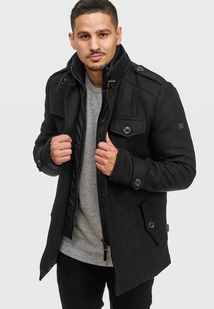 INDICODE JEANS BRANDAN - Manteau Court - Black 4 INDICODE JEANS BRANDAN - Manteau Court - Black – Image 4