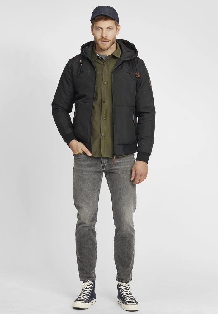 INDICODE JEANS IDHANNIBAL - Veste D'hiver - Charcoal Mix 1 INDICODE JEANS IDHANNIBAL - Veste D'hiver - Charcoal Mix