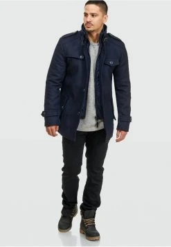 INDICODE JEANS BRANDAN - Manteau Court - Dark Blue -INDICODE Boutique 3564904ccdf44e53a6aca7299af2df67