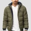 INDICODE JEANS REGULAR FIT - Veste D'hiver - Dark Green