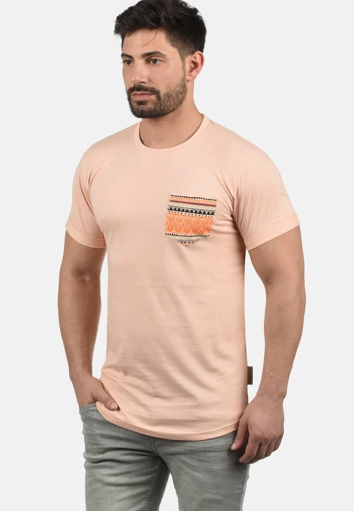 INDICODE JEANS IDPAXTON - T-shirt Imprimé - Cameo Rose 1 INDICODE JEANS IDPAXTON - T-shirt Imprimé - Cameo Rose
