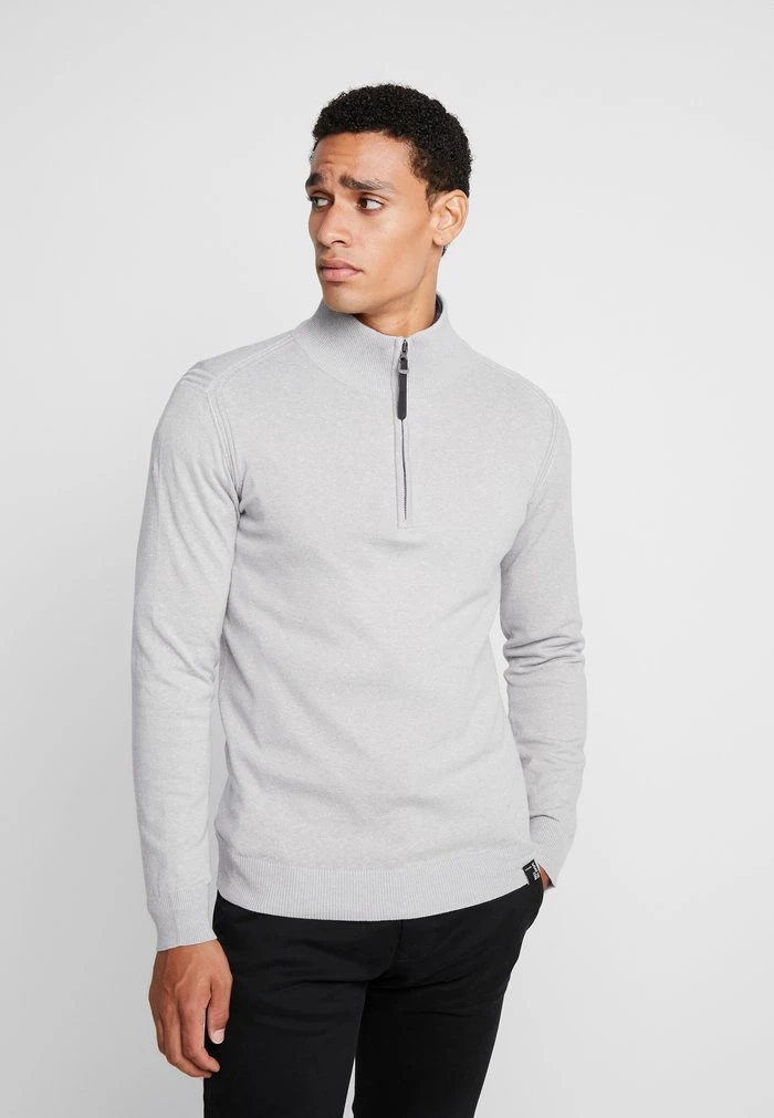 INDICODE JEANS ANCONA - Pullover - Light Grey 1 INDICODE JEANS ANCONA - Pullover - Light Grey