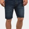 INDICODE JEANS IDALESSIO - Short En Jean - Dark Blue