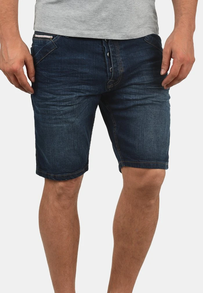 INDICODE JEANS IDALESSIO - Short En Jean - Dark Blue 1 INDICODE JEANS IDALESSIO - Short En Jean - Dark Blue