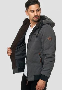 INDICODE JEANS Veste Mi-saison - Dark Grey -INDICODE Boutique 3910a9c725d948ee90ed075f6ec7f92e