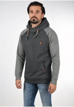 INDICODE JEANS IDTONEY - Sweat à Capuche - Grey Mix