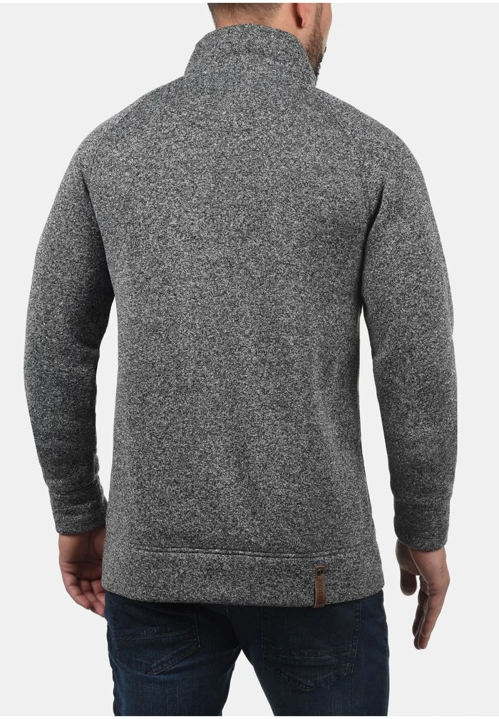 INDICODE JEANS IDLUKIN - Sweat à Capuche Zippé - Grey Mix 2 INDICODE JEANS IDLUKIN - Sweat à Capuche Zippé - Grey Mix – Image 2