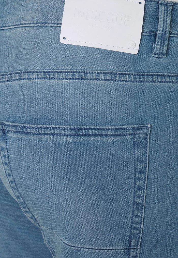 INDICODE JEANS KEN PLUS - Short En Jean - Blue Wash 3 INDICODE JEANS KEN PLUS - Short En Jean - Blue Wash – Image 3