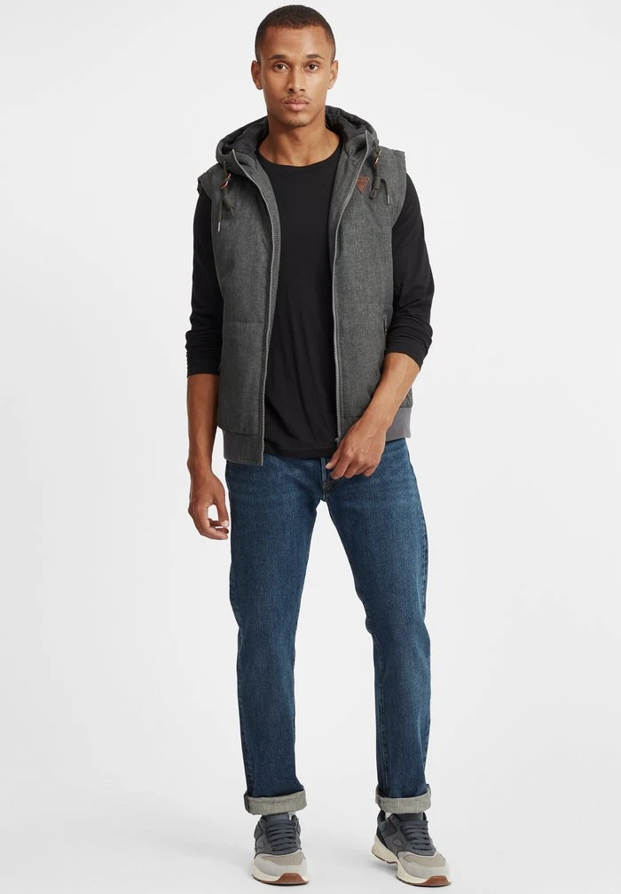 INDICODE JEANS IDLECTER - Sweatshirt - Charcoal Mix 2 INDICODE JEANS IDLECTER - Sweatshirt - Charcoal Mix – Image 2