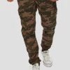 INDICODE JEANS LEVI - Pantalon Cargo - Dark Green