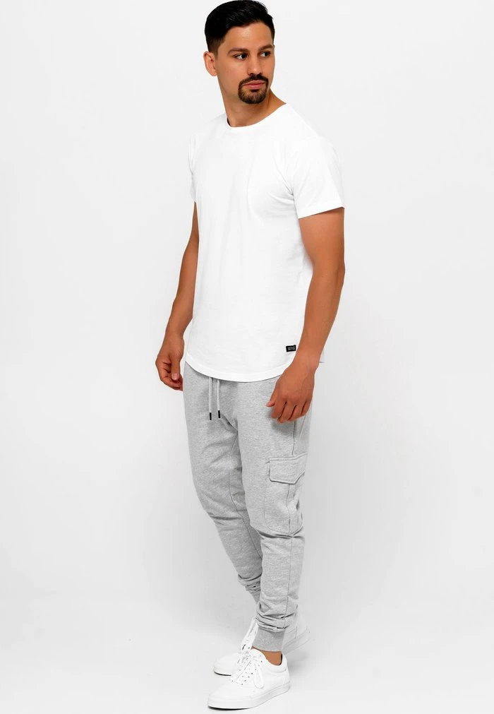 INDICODE JEANS BENDNER - Pantalon Cargo - Lt Grey Mix 2 INDICODE JEANS BENDNER - Pantalon Cargo - Lt Grey Mix â Image 2