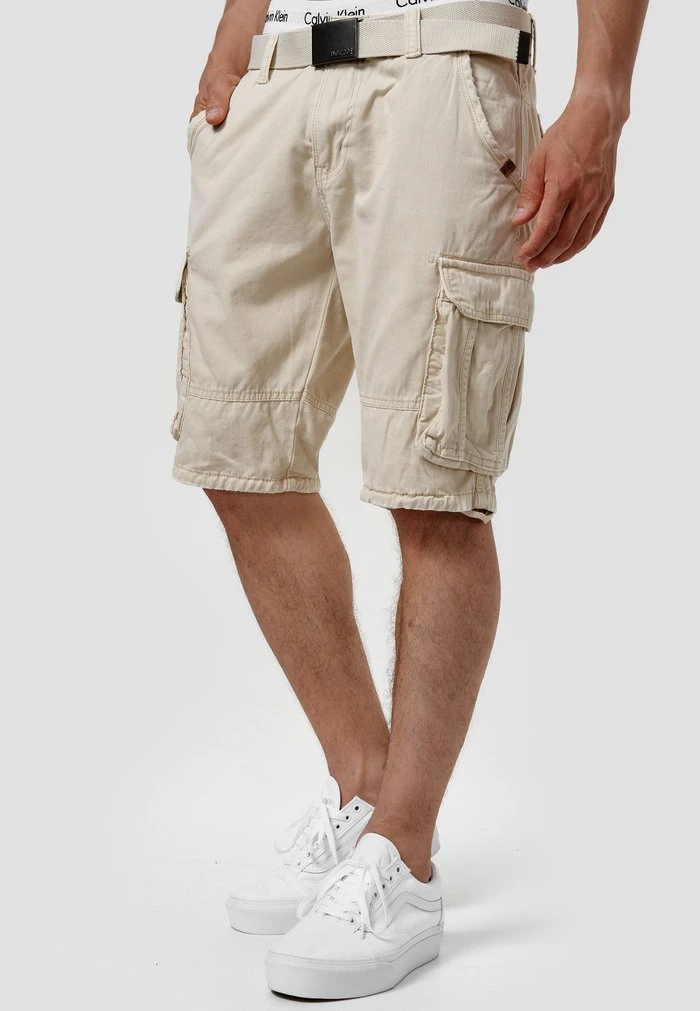 INDICODE JEANS MONROE - Short - Fog 1 INDICODE JEANS MONROE - Short - Fog