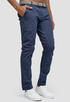 INDICODE JEANS Chino - Navy 11 INDICODE JEANS Chino - Navy -INDICODE Boutique 46c47b15d0c64d59b00e063b34dd925f