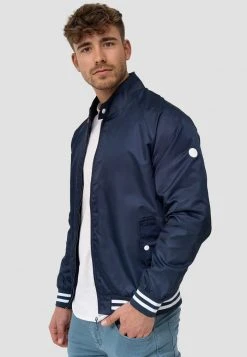 INDICODE JEANS AYSER - Blouson Bomber - Navy 9 INDICODE JEANS AYSER - Blouson Bomber - Navy -INDICODE Boutique 474f28b5118f4bc3a53e9132f0dd7a10