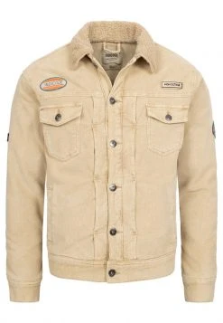 INDICODE JEANS BEARD - Veste En Jean - Cornstalk -INDICODE Boutique 48a52f61c81f45b79d37fe9c7209af28