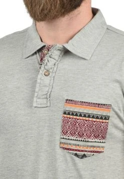 INDICODE JEANS IDALASTAIR - Polo - Light Grey -INDICODE Boutique 48cf1e5a0a2c484796c553af26c1e223