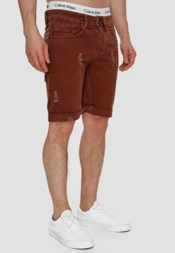 INDICODE JEANS Short En Jean - Rootbeer -INDICODE Boutique 4a2db48f69aa4ec1864248baee869245