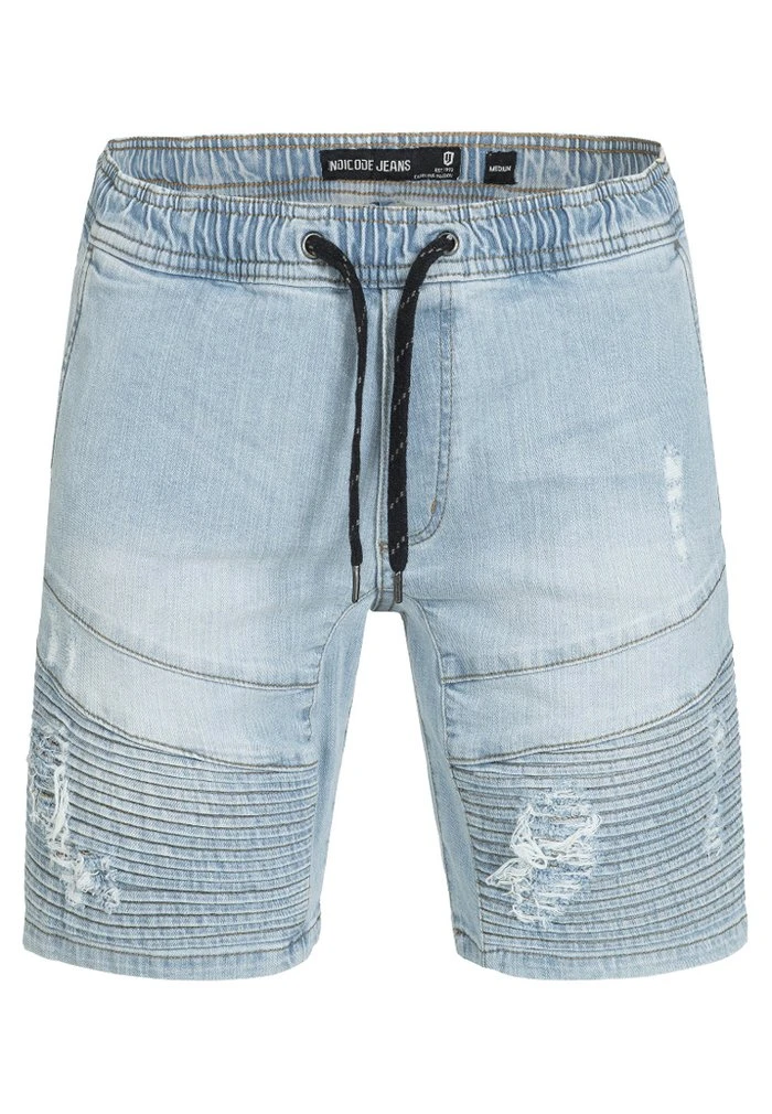 INDICODE JEANS MIT ELASTISC - Short En Jean - Blue 4 INDICODE JEANS MIT ELASTISC - Short En Jean - Blue â Image 4
