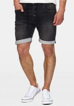 INDICODE JEANS Short En Jean - Black