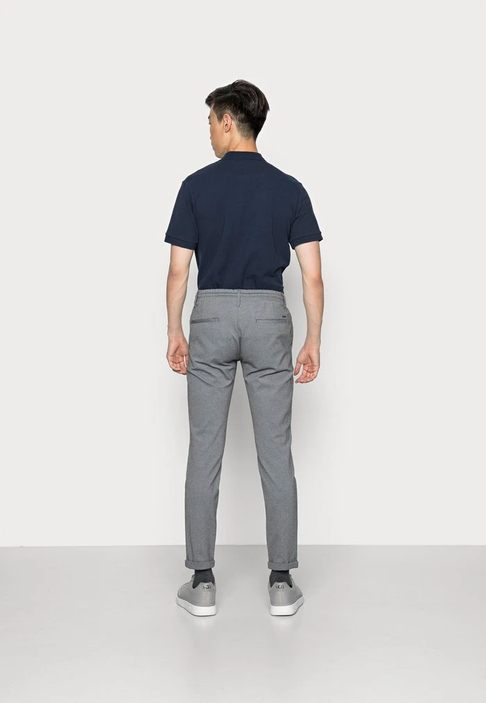 INDICODE JEANS EBERLEIN WITH ROLLED UP - Pantalon Classique - Grey Mix 3 INDICODE JEANS EBERLEIN WITH ROLLED UP - Pantalon Classique - Grey Mix â Image 3