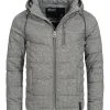INDICODE JEANS MOISES - Veste D'hiver - Dk Grey