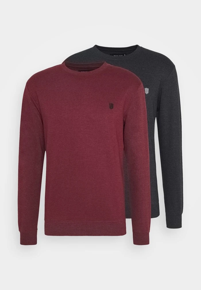 INDICODE JEANS EBACH 2 PACK - Sweatshirt - Black/bordeaux 5 INDICODE JEANS EBACH 2 PACK - Sweatshirt - Black/bordeaux – Image 5