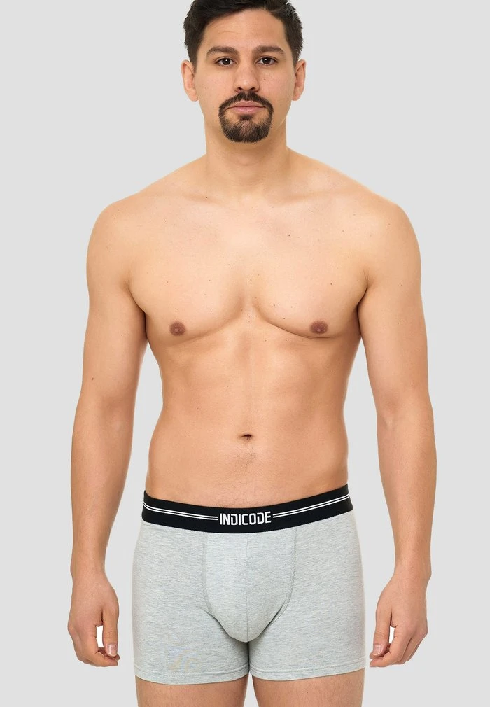 INDICODE JEANS 7 PACK - Shorty - White/grey/black 3 INDICODE JEANS 7 PACK - Shorty - White/grey/black â Image 3