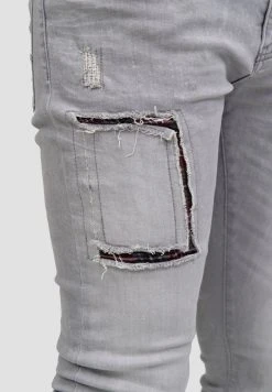 INDICODE JEANS COMPTON - Jeans Skinny - Vintage Grey -INDICODE Boutique 51b084ed933d47b2b89538e278e2bc7d