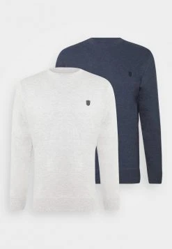 INDICODE JEANS EBACH 2 PACK - Sweatshirt - Navy/light Grey 10 INDICODE JEANS EBACH 2 PACK - Sweatshirt - Navy/light Grey -INDICODE Boutique 52621b2cd7d849e4874448646f9e3bd5