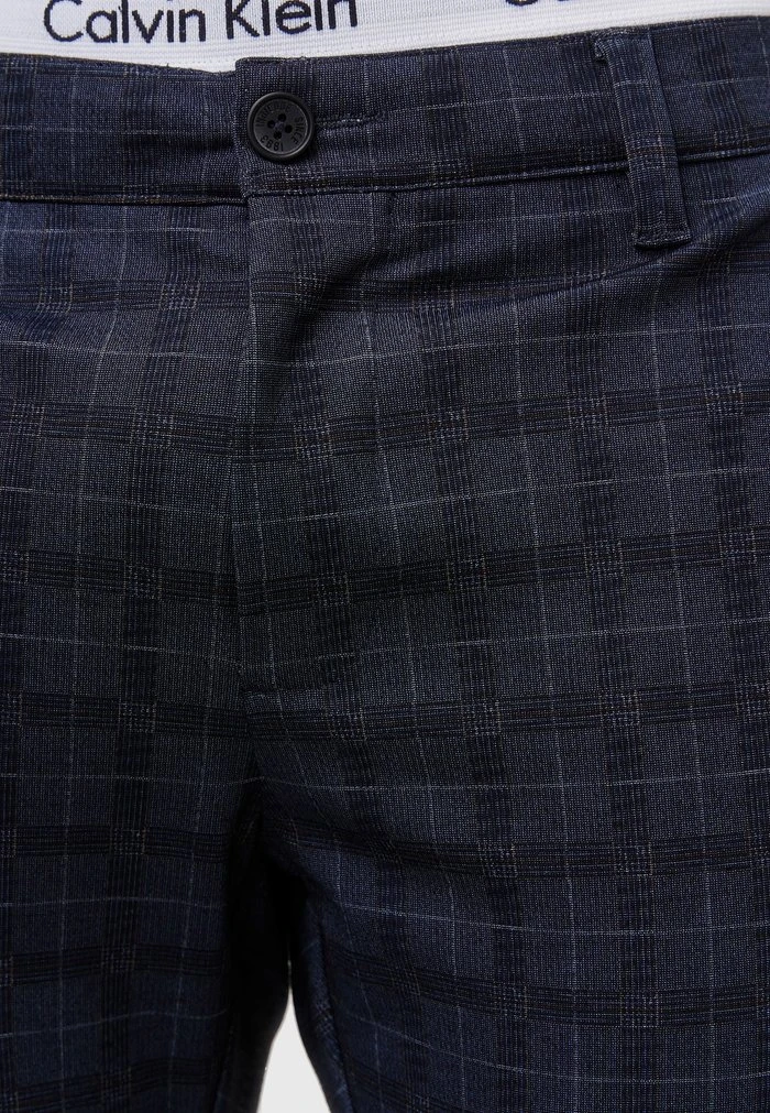 INDICODE JEANS Chino - Navy Check 8 INDICODE JEANS Chino - Navy Check – Image 8