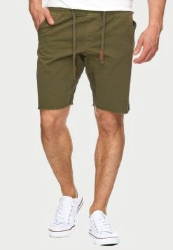 INDICODE JEANS CARVER - Short En Jean - Grren