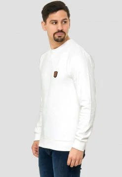 INDICODE JEANS BEECHEN - Sweatshirt - Offwhite