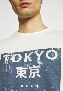 INDICODE JEANS WELCH - T-shirt Imprimé - Marshmellow -INDICODE Boutique 54afbb1ddd4145aea1918a3f012bfac2