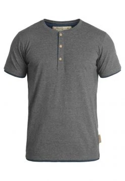 INDICODE JEANS IDTONY - T-shirt Basique - Grey Mix -INDICODE Boutique 5514907e89dc4426a2aedec5fef619ec