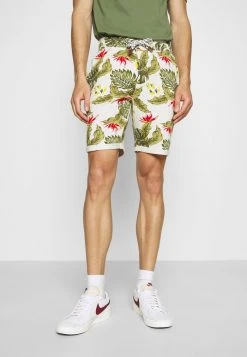 INDICODE JEANS FLOWERS - Short - Fog