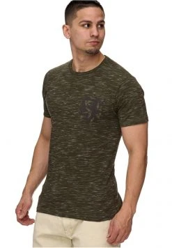 INDICODE JEANS BLAINE - T-shirt Imprimé - Grün