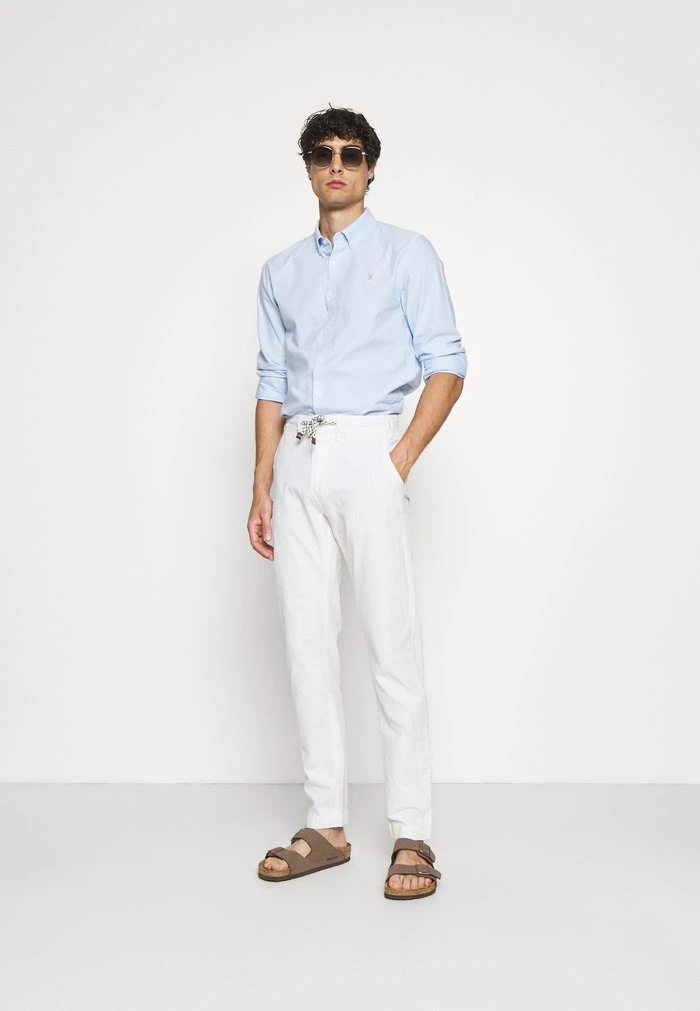 INDICODE JEANS GALLEGOS - Pantalon Classique - White 2 INDICODE JEANS GALLEGOS - Pantalon Classique - White – Image 2