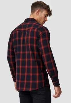 INDICODE JEANS ALTIN - Chemise - Tomato -INDICODE Boutique 57279e17ef0f4ec782c6f82d2f8fc2c9