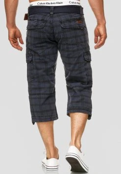 INDICODE JEANS MIT GÜRTEL NICOLAS - Short - Navy -INDICODE Boutique 5a301981d6de4542a01cbc6ef7eaa3b7