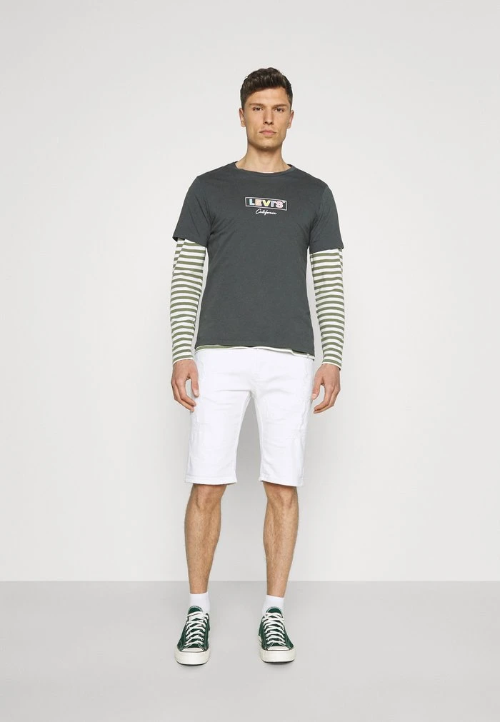 INDICODE JEANS COMMERCIAL KEN HOLES - Short En Jean - Offwhite 2 INDICODE JEANS COMMERCIAL KEN HOLES - Short En Jean - Offwhite â Image 2