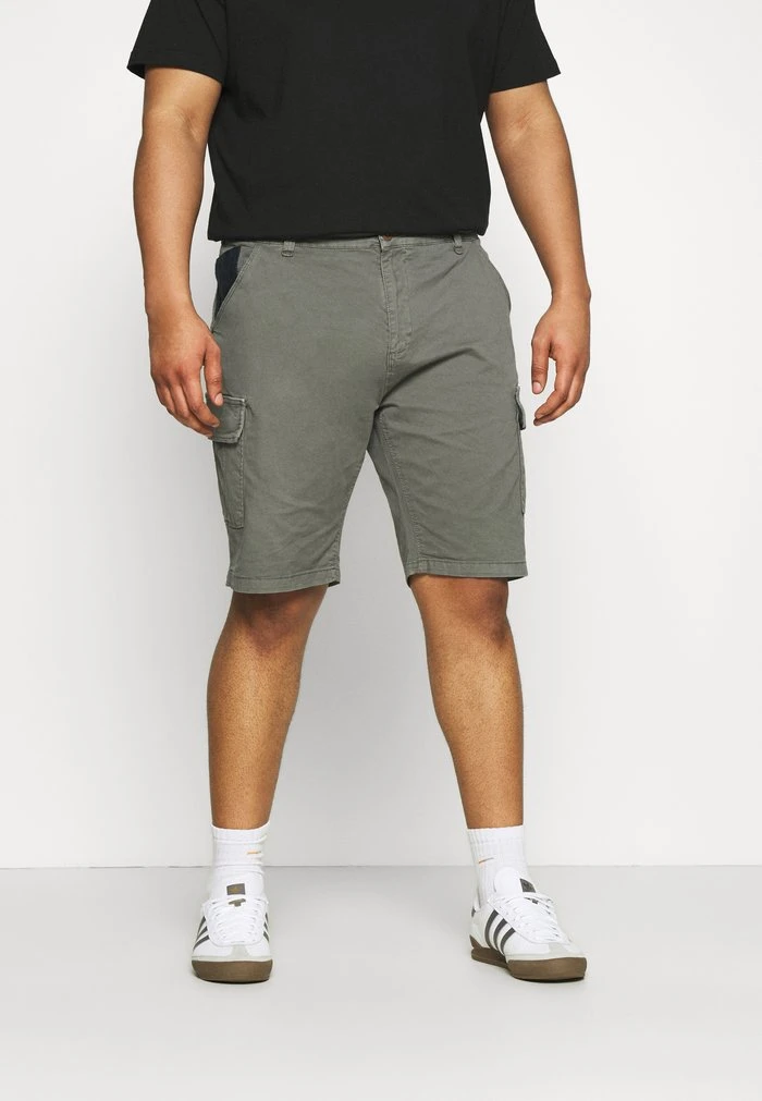 INDICODE JEANS ATHLONE PLUS - Short - Pewter 1 INDICODE JEANS ATHLONE PLUS - Short - Pewter