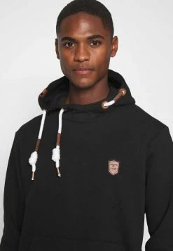 INDICODE JEANS NEVILLY - Sweat à Capuche - Black -INDICODE Boutique 5c1d0d48bf65409abe40eb034e4624e2